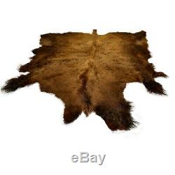 Glacier Wear First Quality Buffalo Bison Robe Hide Rug #1523