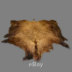 Glacier Wear First Quality Buffalo Bison Robe Hide Rug #1525