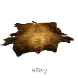 Glacier Wear Premium Label Quality Buffalo Bison Robe Hide Rug #1535