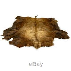 Glacier Wear Premium Label Quality Buffalo Bison Robe Hide Rug #1538