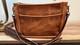 Go Forth Goods EUC Medium Rennie Peanut Bison Leather Crossbody Bag