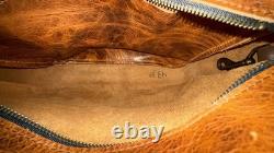 Go Forth Goods EUC Medium Rennie Peanut Bison Leather Crossbody Bag