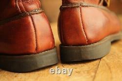 Gokey Bison Classic Brown Leather Boots Shoes Men's UK 10.5 US 11.5 EU 44.5