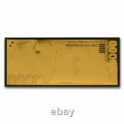 Gold Aurum Note One Thousand Mg (Bison, 24K)