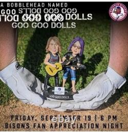 Goo Goo Dolls Bobble Head- Buffalo Bisons minor league-white
