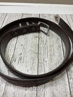 Greg Jensen Originals American Bison Belt 39 Silver Buckle Free Shipping