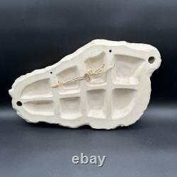 Hagen Renaker Bison Buffalo Ceramic Rock Wall Plaque 1950s RARE