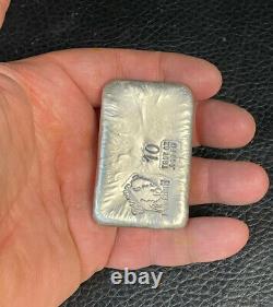 Hand Poured Bison Bullion 10 Troy Ounce. 999 Fine Silver Bar Nebraska