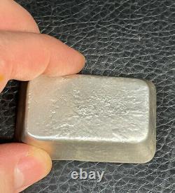 Hand Poured Bison Bullion 10 Troy Ounce. 999 Fine Silver Bar Nebraska