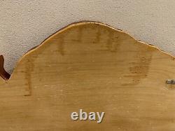 Handcrafted Bison Buffalo 3D Intarsia Multiple Woods Art Portrait Sign Plaque