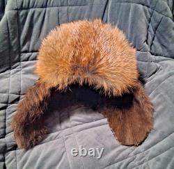 Handmade Leather and Fur Bomber Hats Made in the United States of America