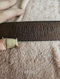 Hank Belt Bison Montana Brown Size 32