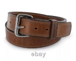 Hanks The Premier Double Leather Belt 1.5 Size 36 Color Rich Oak Brand New