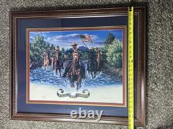 Higgins Bond Ready and Forward Buffalo Soldiers Signed Limited Print #212 COA