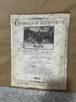 Higgins Bond Ready and Forward Buffalo Soldiers Signed Limited Print #212 COA