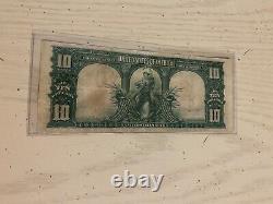 High Grade Genuine SC 1901 $10 Fr. 122 Bison Buffalo Legal Tender Note