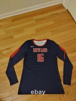 Howard Bison NCAA Under Armour Match Used Volleyball Jersey Women's Size L