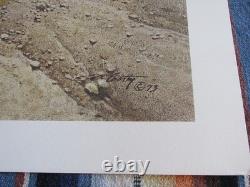 Hunt by Frank Mccarthy Artist Proof 36/50 Lithograph Signed Western Art Bison