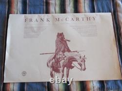 Hunt by Frank Mccarthy Artist Proof 36/50 Lithograph Signed Western Art Bison