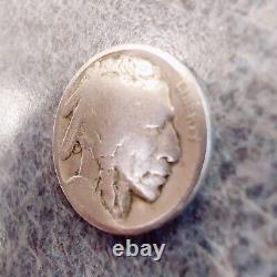 Indian Head bison back Nickel no date on coin