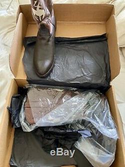 J. B. Hill Bronco Boots/Bison & Kangaroo in Box