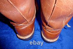 J H Hall Bison Snake Proof Boots Lumberjack Soles Round Toe Size 12 D