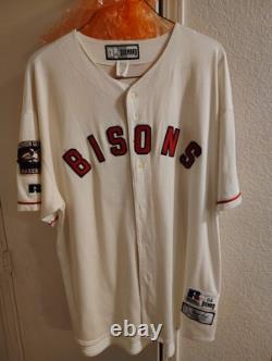 JOHNNY BENCH BUFFALO BISONS RED HOF RUSSELL MINOR LEAGUE JERSEY Unsigned