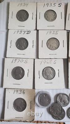 Jefferson and Buffalo Nickels Coins
