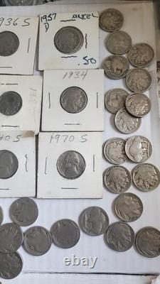 Jefferson and Buffalo Nickels Coins