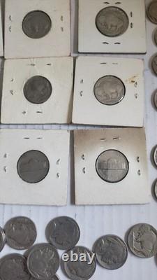 Jefferson and Buffalo Nickels Coins