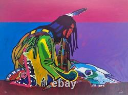 John Nieto Prayer for Return of the Buffalo S/N COA Serigraph