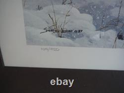 John Seerey-lester Framed Limited Edition Print American Bison Buffalo 104/950