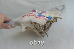 Jr Charlie Fast Folk Pop Art Painting Taxidermy River Find Bison Buffalo Skull