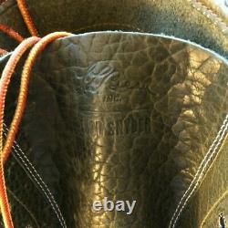 L. L. Bean x Todd Snyder Bison Leather Boots Black Olive Size 8 (Fits 9-10.5)