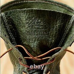 L. L. Bean x Todd Snyder Boots Olive Green Bison Leather Size 9 Men's New NIB