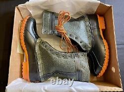 L. L. Bean x Todd Snyder Boots Olive Green Bison Leather Size 9 Men's New NIB