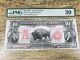 L@@k Series 1901 $10 Legal Tender Bison Note Fr122 Pmg 30 Very Fine Buffalo