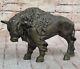 LARGE Bronze Bison Buffalo American Western South West Sculpture Decorative NR