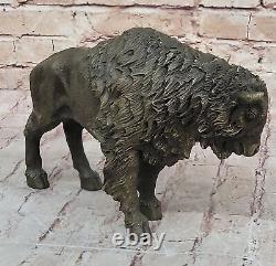 LARGE Bronze Bison Buffalo American Western South West Sculpture Decorative NR