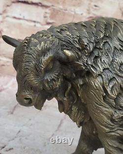 LARGE Bronze Bison Buffalo American Western South West Sculpture Decorative NR