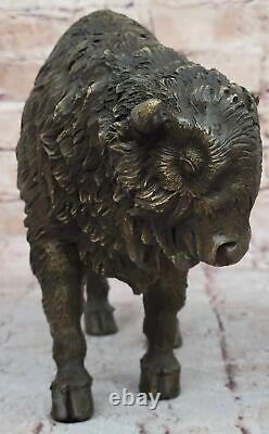 LARGE Bronze Bison Buffalo American Western South West Sculpture Decorative NR