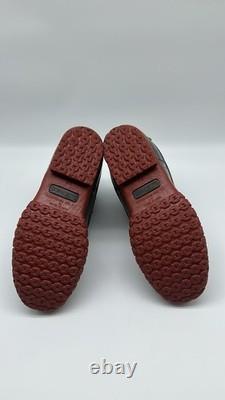 LLBean Leather 8 Bison Unlined Waterproof Ankle Duck Boots Men's Sz 9 M USA VTG