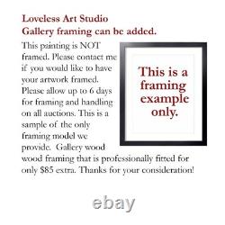 LOVELESS GOLDEN BISON 11 X 15 acrylic on paper