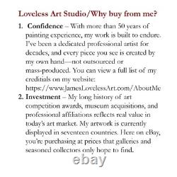 LOVELESS GOLDEN BISON 11 X 15 acrylic on paper