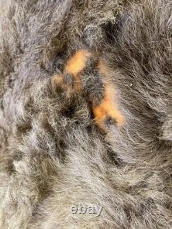 Large Buffalo Bison Hide Rug Real Tanned Western Cabin Lodge Decor Wall or Floor