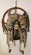 Large Native American Buffalo Hunter Spirit Mask Wall Hanging Hand Painted