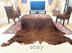 Large Top Quality Bison Hair-on-hide (rug/wall/decorative)