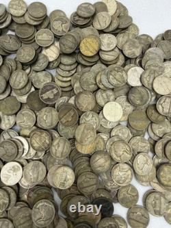 Lof Of 5 Pounds- War Nickels Unsearched! Estate Buy