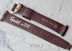 Long Length Genuine Wild Bison 17.3mm vintage watch band Exotic Skin 1960/70 NOS