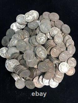 Lot of 120 Buffalo Nickels FULL DATE Unsorted P D S Mixed Dates 3 ROLLS